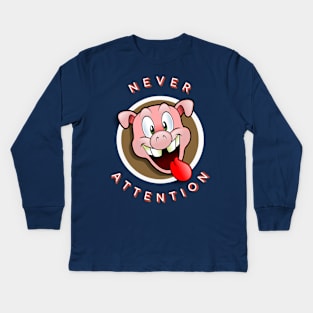 National pig day Kids Long Sleeve T-Shirt